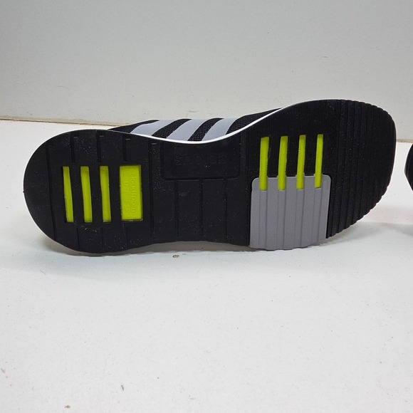 Adidas Racer TR21 Men's Running Shoes Black White with Yellow Accent Size 11 - Picture 10 of 13